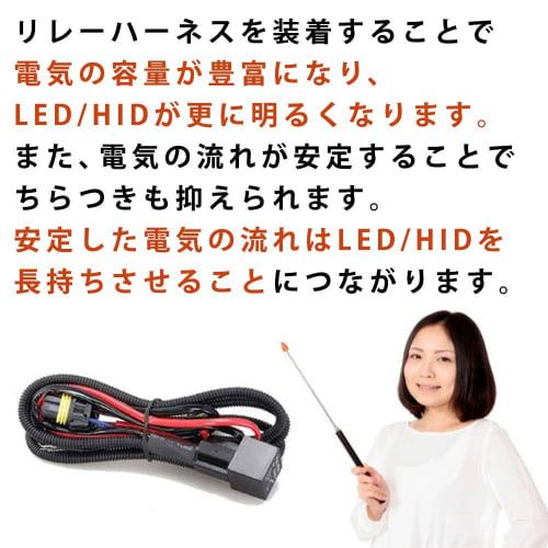 HID Shop LED Relay Harness for H8 H11 H16 12V Voltage Stable Flicker Eliminated