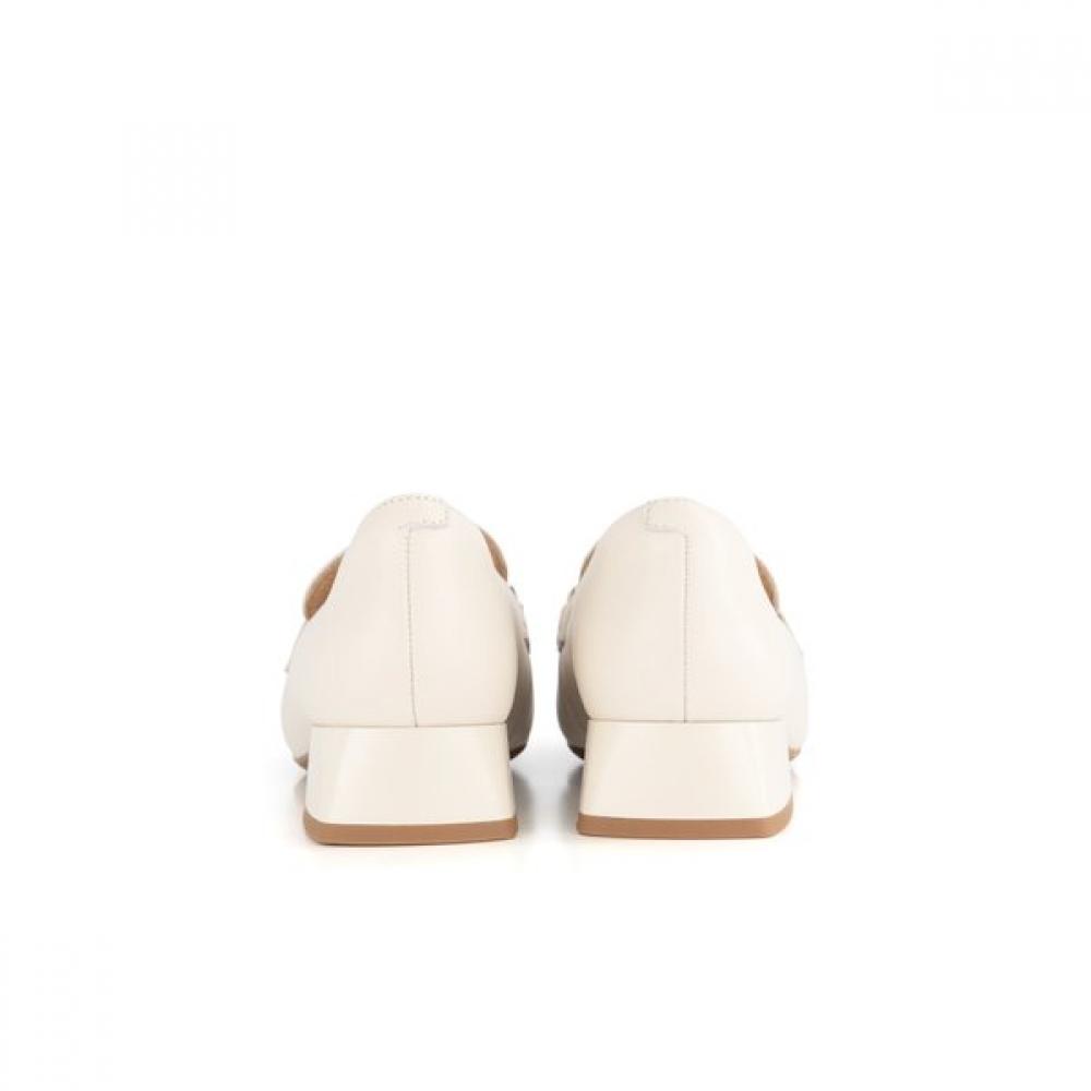 DakS Women S 3cm Semi dreSS Comfort loaferS  Ivory  drS672lS35
