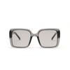 Glasses 1124 Square Large Frame Color Personality Trend Hip Hop Sunglasses Women, Sunglasses Men