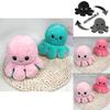Adorable Double-sided Flip Reversible Octopus Plush Toy For Kids Soft And Cuddly Marine Life Stuffed Animal