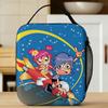 Hi Hi Puffy AmiYumi Lunch Bag Leisure Lunch Box Picnic Portable Insulated Tote Food Bags For Men Oxford Print Cooler Bag