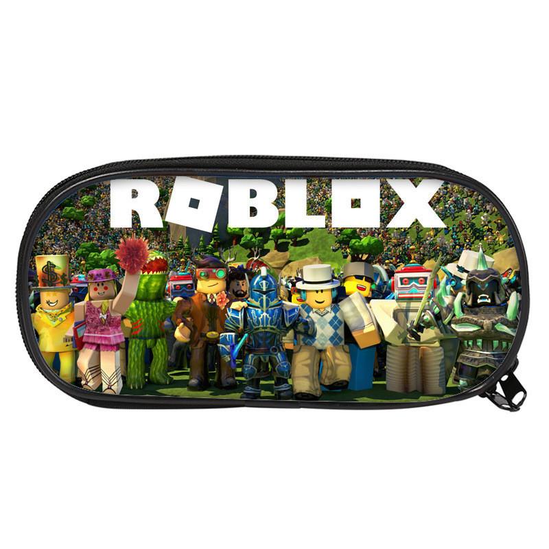

Пенал Roblox из нейлона для хранения вещей для учеников и детей красный