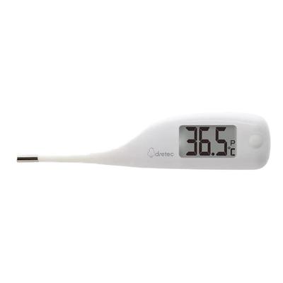 DRETEC Electronic Predictive Temperature Measurement In Approximately 15 Bendable Soft Touch Case Included Thermometer, Seconds, TO-204WT, Tip,