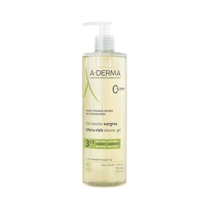A-Derma Les Indispensables Gel Douche Surgras 750ml