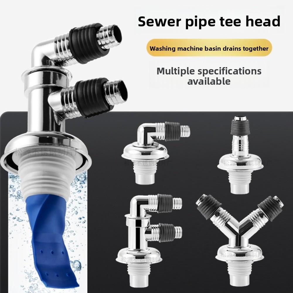 Anti-overflow Washing Machine Floor Drain Drainage Pipe Joint Bathroom Sink Washing Machine