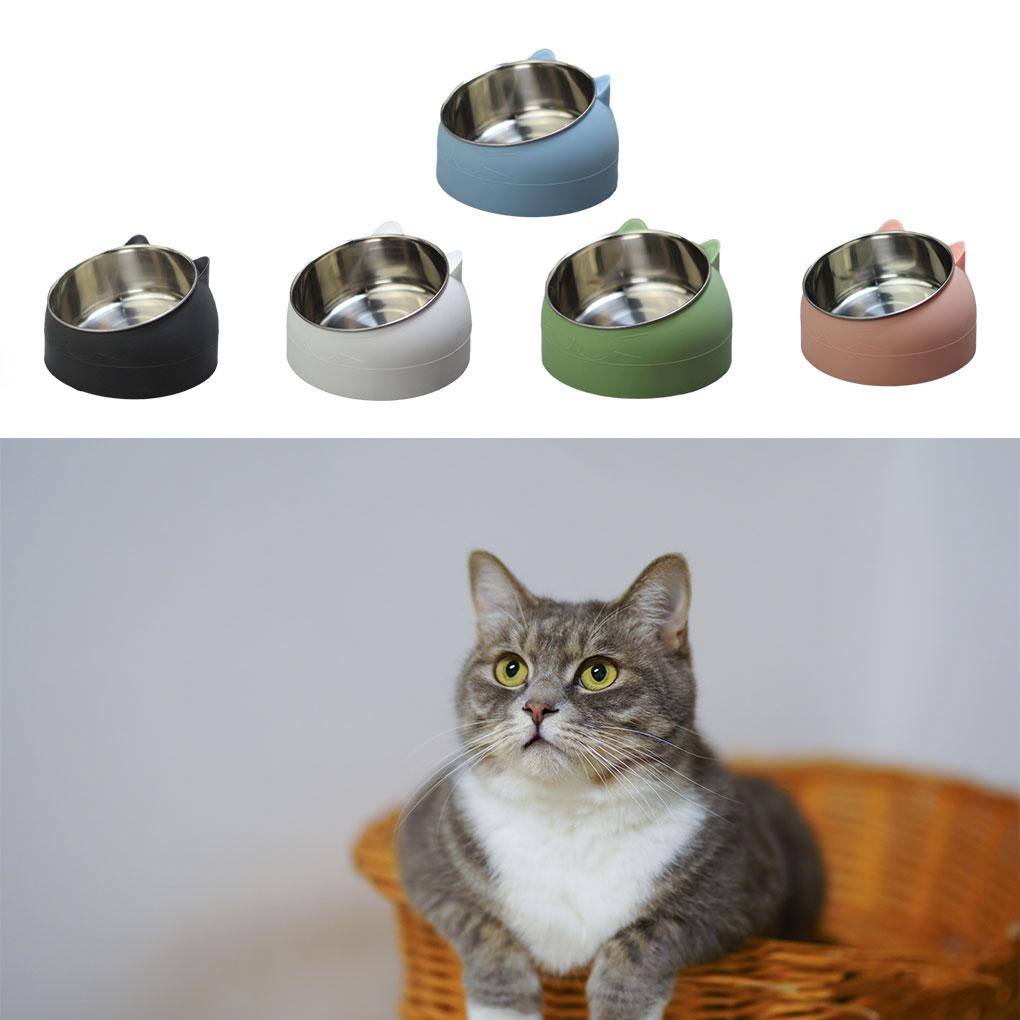 Tilt Protection Neck Pet Feeder Bowl Convenient Feeding Improved Eating Posture Pet Dog Bowl