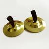 1 Paio Danza del Ventre Ottone Bel Suono Anello Elastico per Dita Compatto e Leggero Anti-caduta Colore Unico Prestazione Rame Superficie Liscia