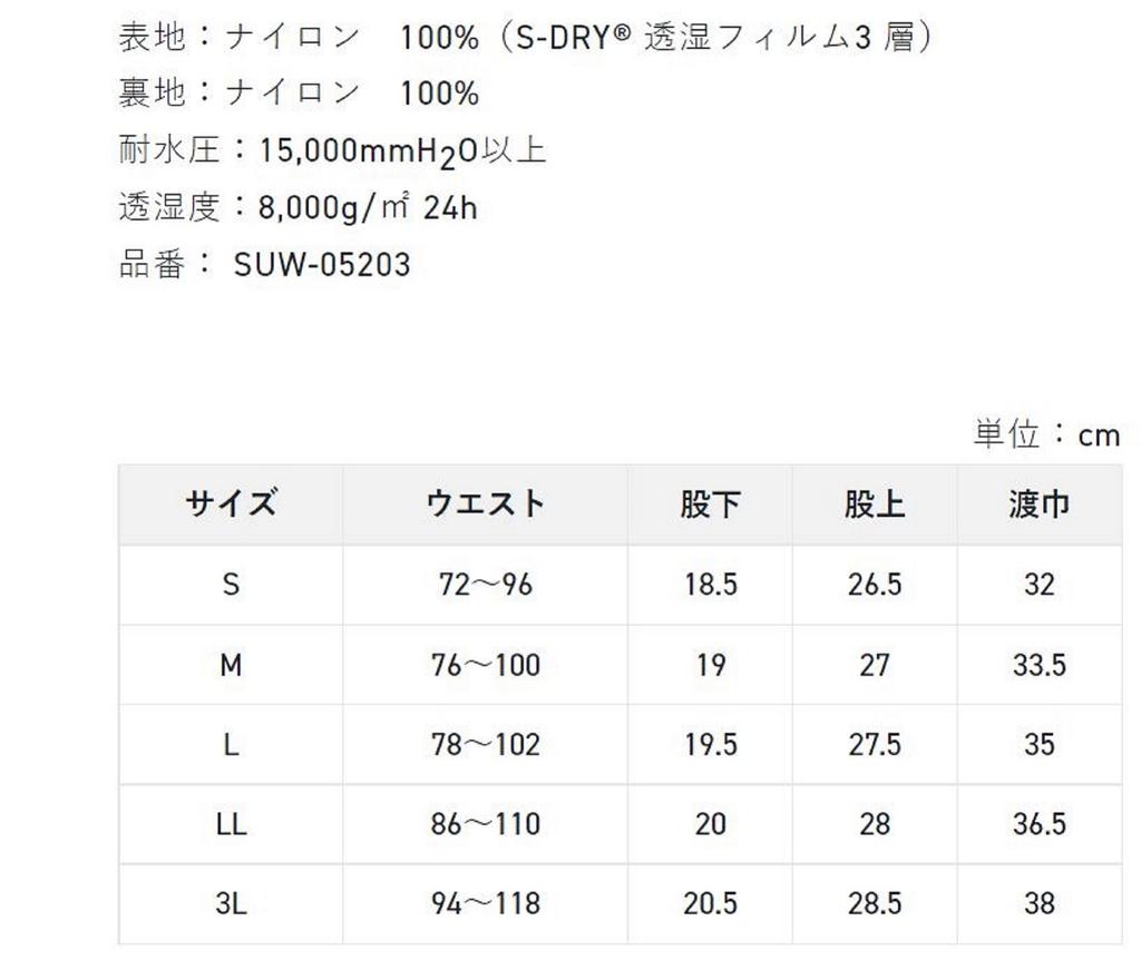 Sunline SUW-05203 Kurze Hose wasserabweisend Schwarz Größe L (9400)