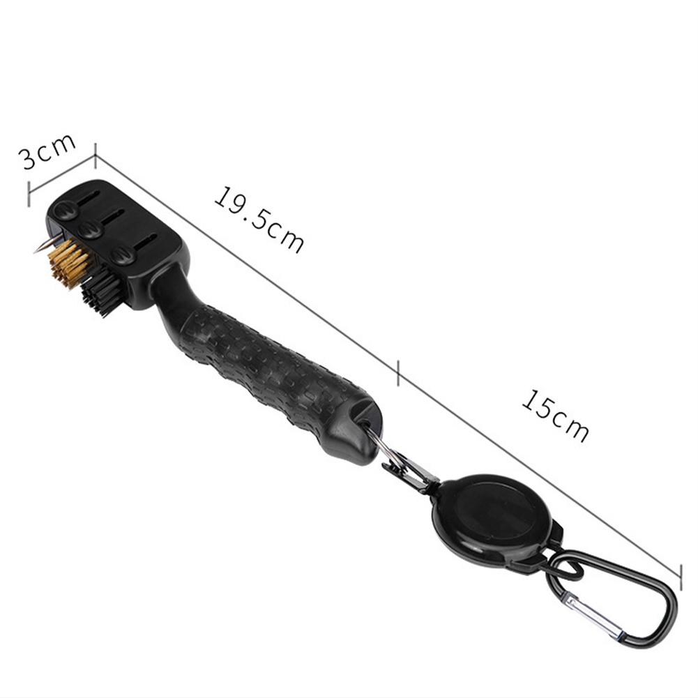 Einziebares Mehrzweck-Golfschläger-Reinigungswerkzeug Golfschlägerbürste Golfschläger-Reinigungskit Mit Golf-Rillen-Schärfwerkzeug