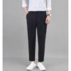 New Spring and Autumn Business Formal Casual Thin Fashion Trend High Waist Slim Fit Small Feet Solid Color Suit Pants