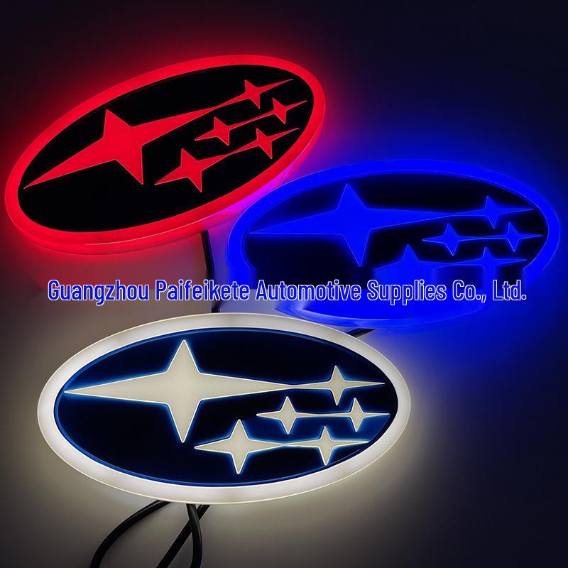 4D LED Rear Tailgate Car Emblem Light - Luminous Badge for Various Cars