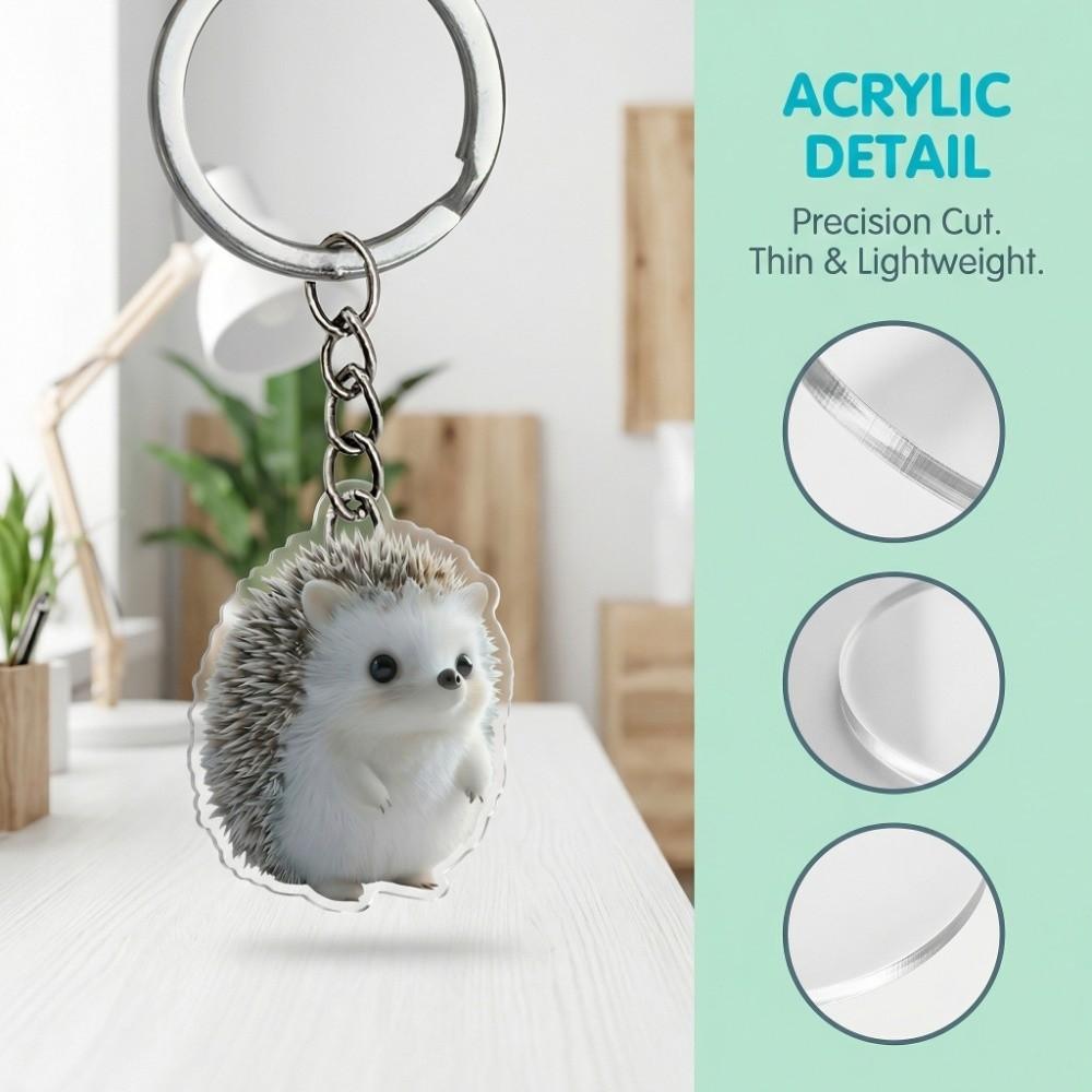 Portachiavi Mini Gatto Carino Ornamento da Appendere Portachiavi Gatto Ciondolo Acrilico Ragazze Donne