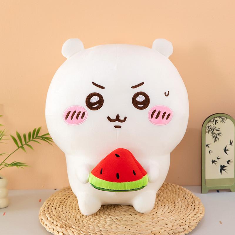 

Plush Watermelon Chiikawa Little Eight And Cartoon Animal Stuffed Toys For Kids And Adults 35cm білий