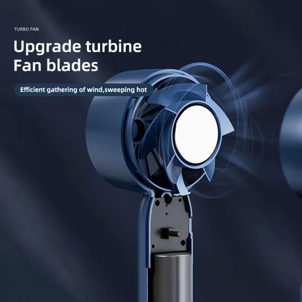 Small Mini Air Conditioner USB Rechargeable Desk Fan Handy Fan Handheld Fan Cooler  Dormitory