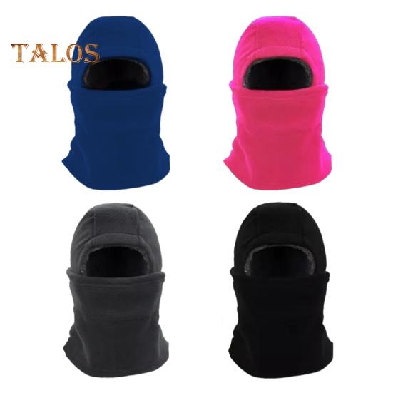 Zimní cyklistická čepice s obličejovým štítem, nastavitelná, větruodolná, tlustá plyšová, plná ochrana, venkovní zahřívací čepice do chladného počasí