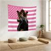 LLeon KKennedy Hippie Aesthetic Wall Tapestry  American Flag Design for Bedroom Dorm  Home Background Decor Birthday Gift