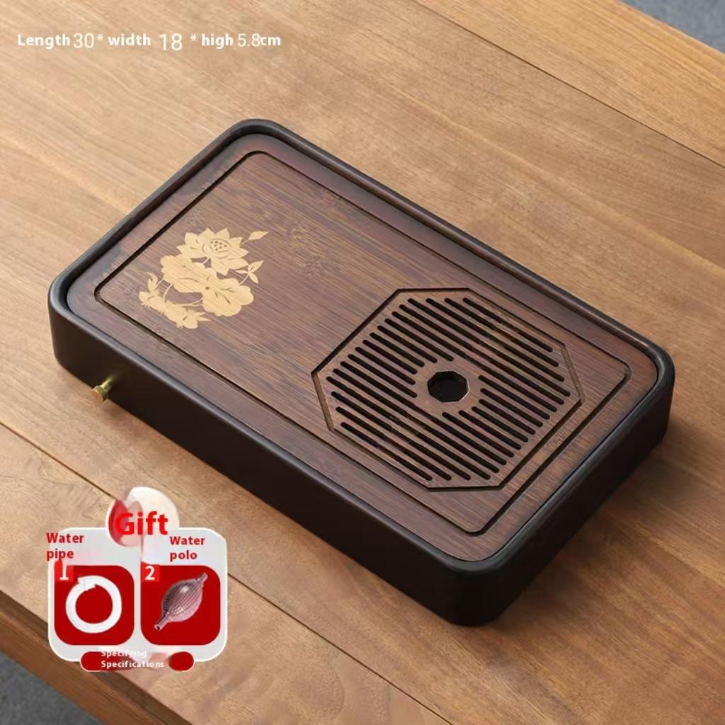 Tea Tray For Home Use Small Dry Brewing Table Draining Simple Tea Set Bamboo Tea Tray Wooden Tray Water Storage Tea Tray