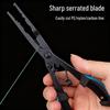 Multi-functional Long-nosed Fishing Pliers & Stainless Steel Fish Lip Gripper with Line Scissors