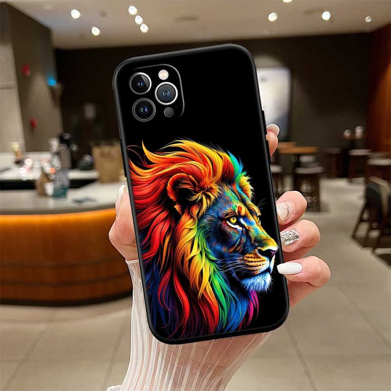 UP3 Animal lion New High-End Shell Phone Case for OPPO A3 Pro A72 A74 A76 A77 A77S A78 A79 A94 A95 A18 A40M A58