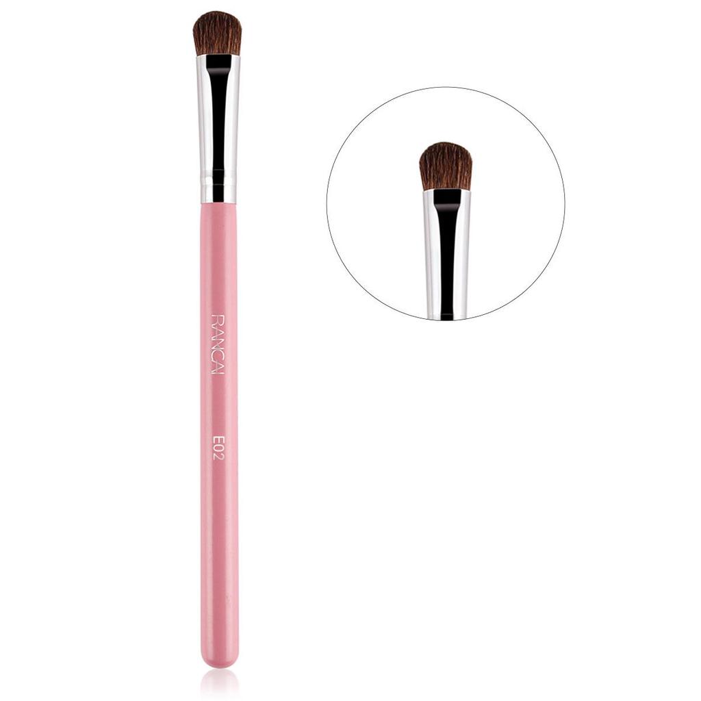 Tragbarer reiner Pferdehaar Lidschatten Verblenderpinsel - Große weiche Borste für Augen-Make-up