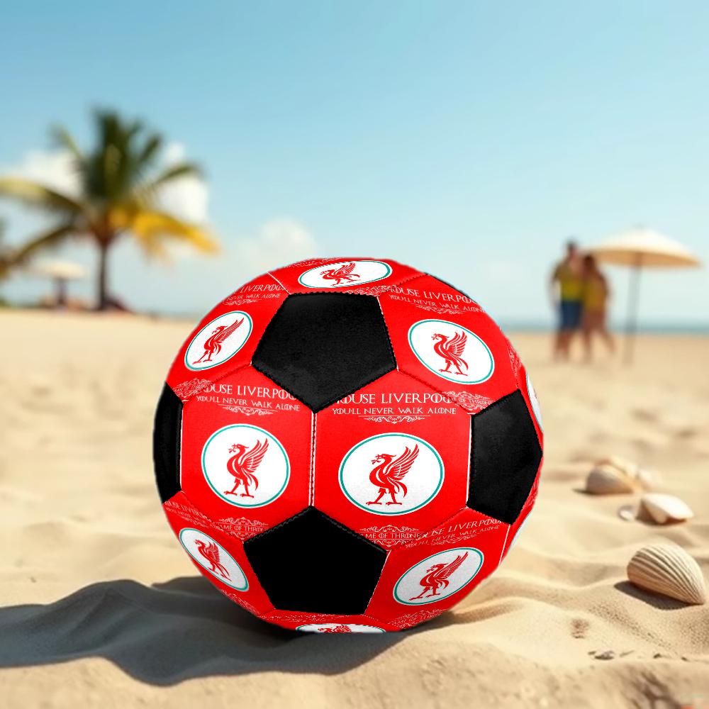 Fußball in Größe 5 mit Liverpool Football Club Thema, geeignet für Spiele drinnen und draußen, ein Geschenk für jeden geeignet.