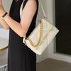 2025 Summer Elegant Women's Chain Crossbody Bag - Little Fragrant Style, Small Square Design, Underarm and Shoulder Bag.