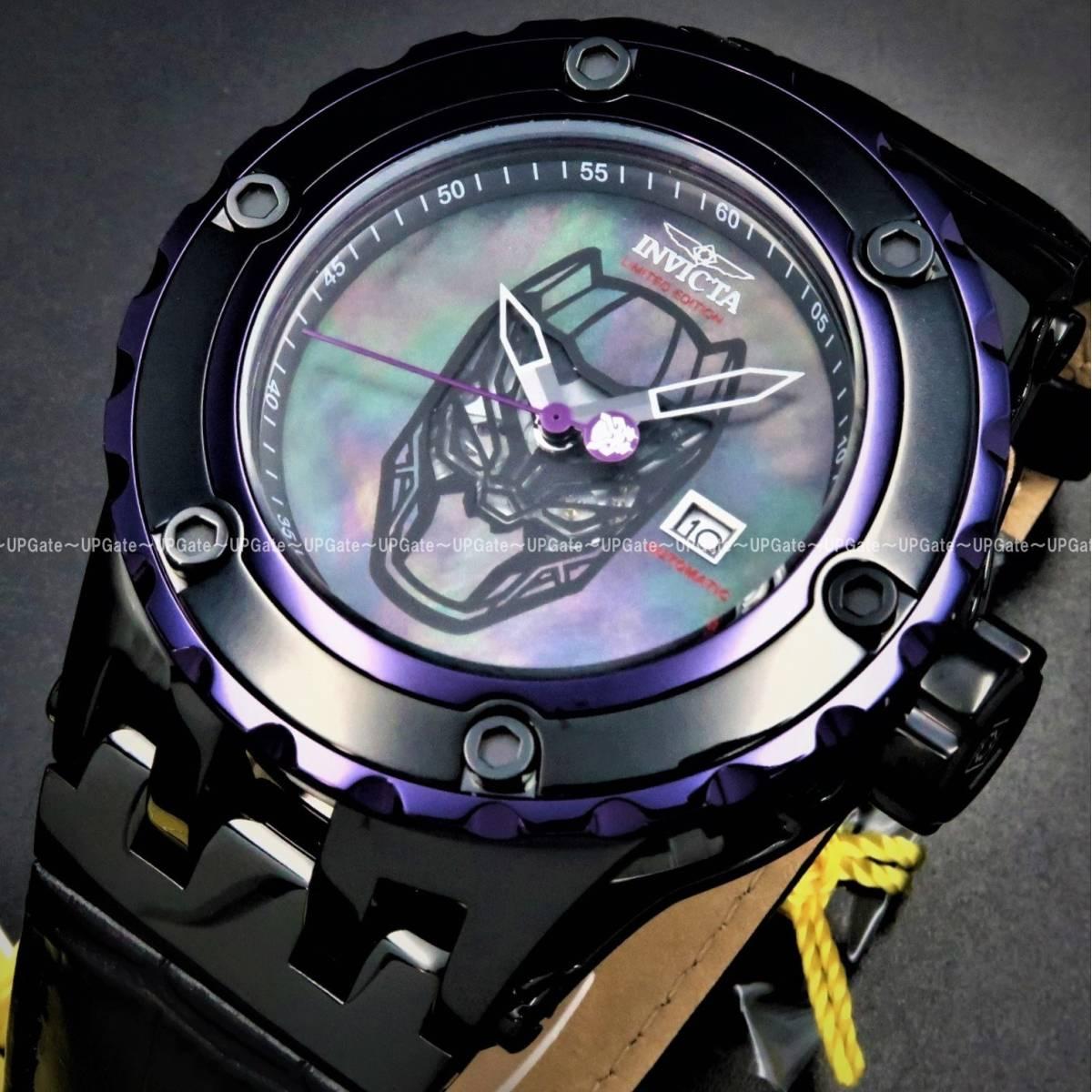 Used Limited modelBlack PantherAutomatic volume INVICTA Marvel 32908 Invicta Marvel
