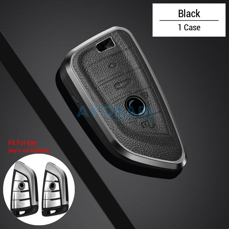 Aluminum Alloy Car Key Cover Bag For Bmw 3 5 7 F Series X5 F15 F16 X6 F46 F35 G30 G11 G12 Smart Remote Fobs Shell Protector Case