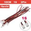 10pcs/lot 1S 2S 3S 4S 5S 6S 7S 8S Lipo Battery Balance Charger Cable IMAX B6 Connector Plug Wire 30 20 15 10cm Single Head Wire