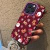 Christmas Gingerbread Winter Snowflake Gift Phone Case For iPhone 17 16 15 14 Pro Max 13 12 11 XS X XR 7 8 Plus 16e 17 Air Cover
