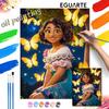 Mirabel Encanto Butterfly Oil Paint Digital Painting Art Kit Handmade DIY Painting Kit Home Decor