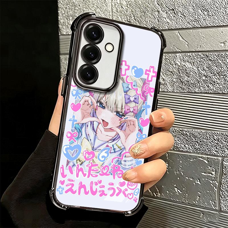 Needy Girl Streamer Overload Soft Phone Case For Samsung A17 A27 A07 A37 A57 A16 A56 A15 A55 A14 A54 A13 A53 A26 A36 A25 A35 A24