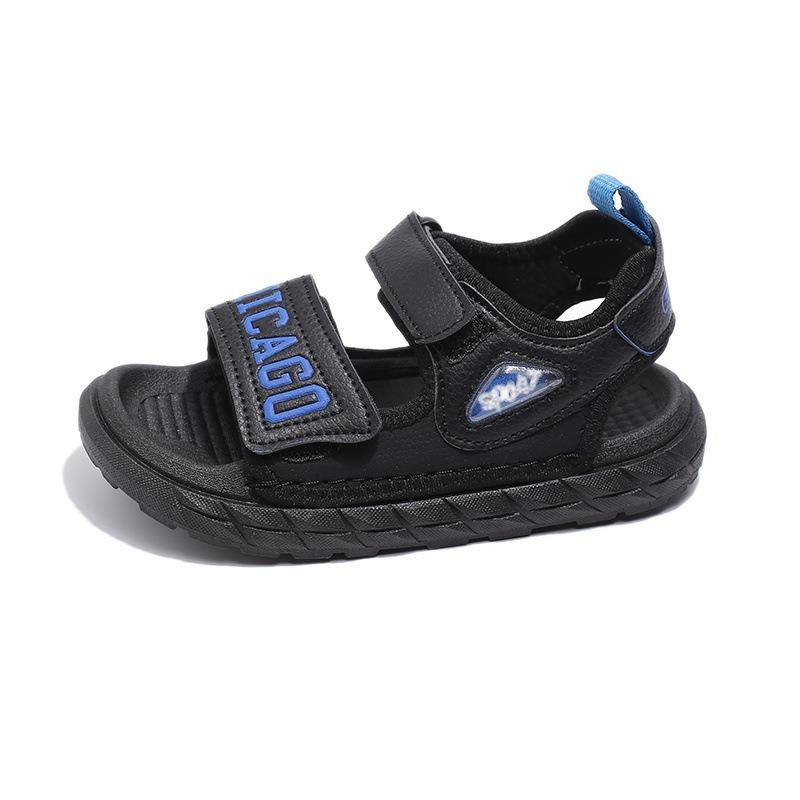 New Boys' Sandals, Big Kids' Summer Open-Toe Children's Sandals, Soft-Soled Anti-Slip Little Kids' Beach Sandals