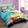 SpongeBob SquarePants 3D Printed Bedding Set Cartoon Duvet Cover Pillowcases for Girl Boy Gift