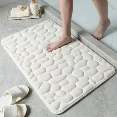 Non Slip Mat Bathroom Bath Mat Cobblestone Embossed Mat In Bathtub Floor Rug Shower Room Doormat Memory Foam Cobblestone Mat 