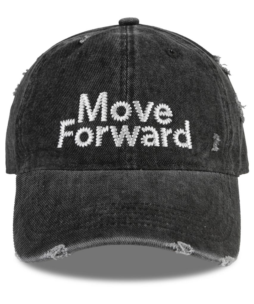 Wig Move Forward Damaged Ball Cap - Charcoal