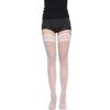 Women Stockings 9 Colors Thigh High Tights Sexy Floral Lace Patchwork Socks Transparent Silk Stocking with Lace Socks Woman