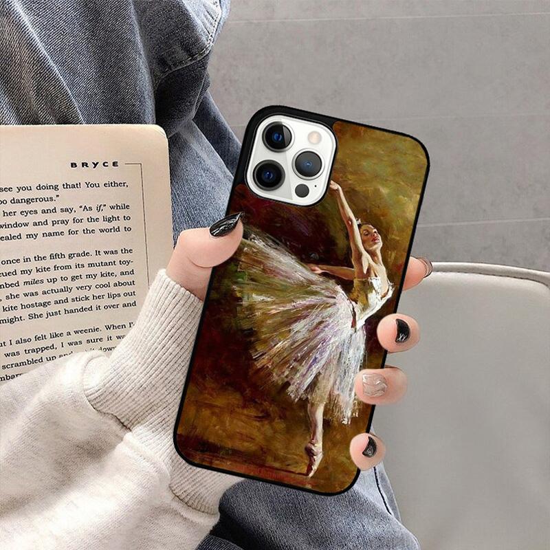Ballet Ballerina Dancer Phone Case For iPhone 17 Air 16 15 14 plus 11 12 13 Pro  Max coque Cover Shell