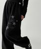 THE GREEN LAB Star Patch Terry Pants [Black]