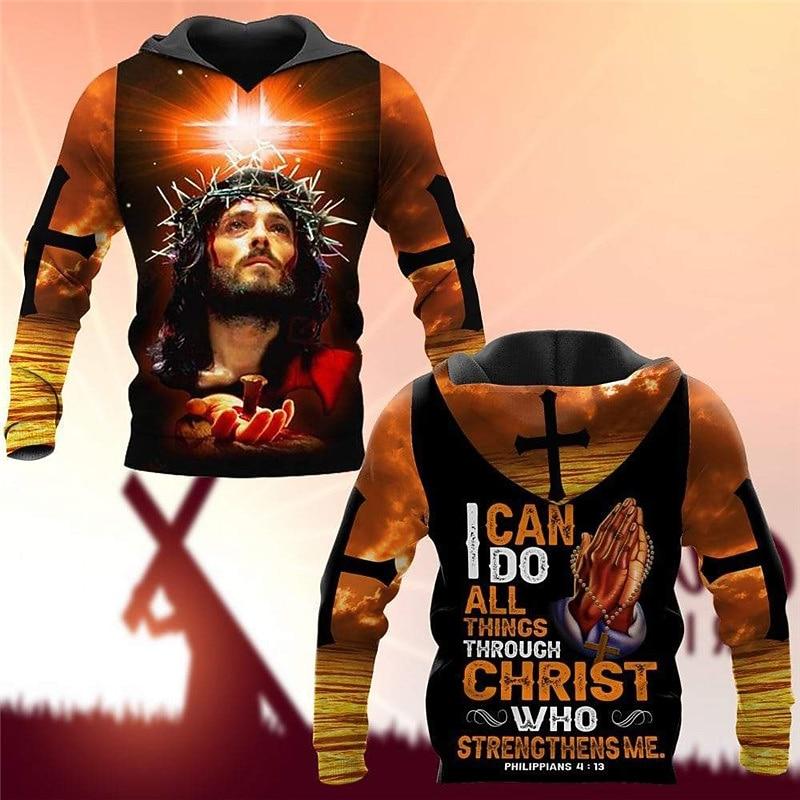Men s Graphic Prints Hoodie Hoodies Sweatshirt Streetwear Designer Basic Casual Long Sleeve Hooded M