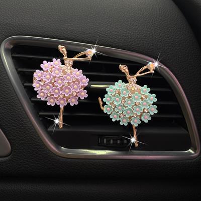Girl Car Air Conditioner Vent Daisy Perfume Clip Exquisite Decoration Cute Accessories All for Car Accessories for Women's Car