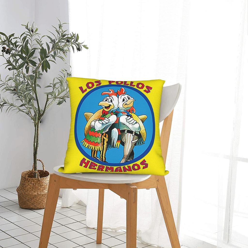 Los Pollos Hermanos Kissenbezug Bequemer Kissenbezug für Sofa Heimdekoration Lustiger Kissenbezug
