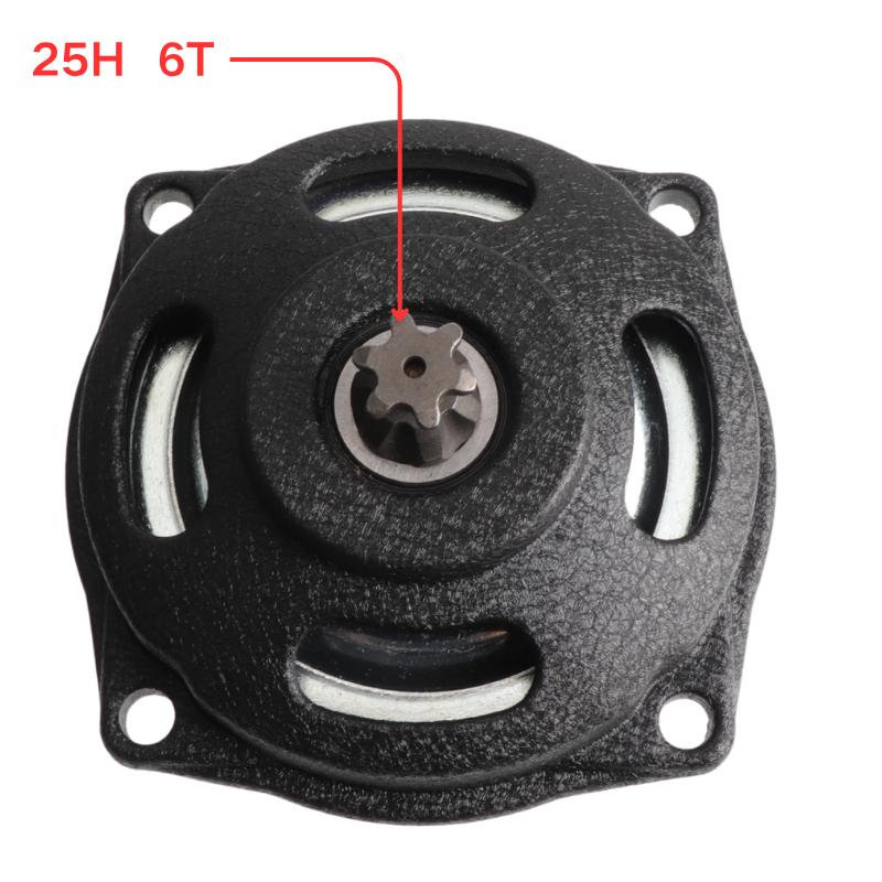 25H 138 Link Chain with 6T 7T Gear Box And Rear Sprocket For 49CC Mini Small Sports Car Pocket Bike 2 Stroke Off-Road Motorcycle
