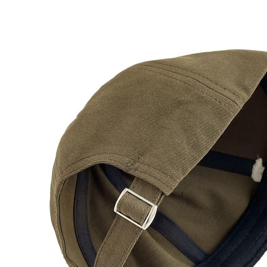 Vintage American Style Soft Top Black Baseball Cap With Cute Bear Embroidery For All Seasons