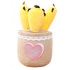 Creative Plant Pot With Cake Mushroom And Tulip Design