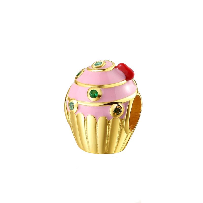 Golden Charms Fit Original Bracelet Copper Firefly Sunflower Cross Yellow Gold Palm Beads Diy Women Jewelry