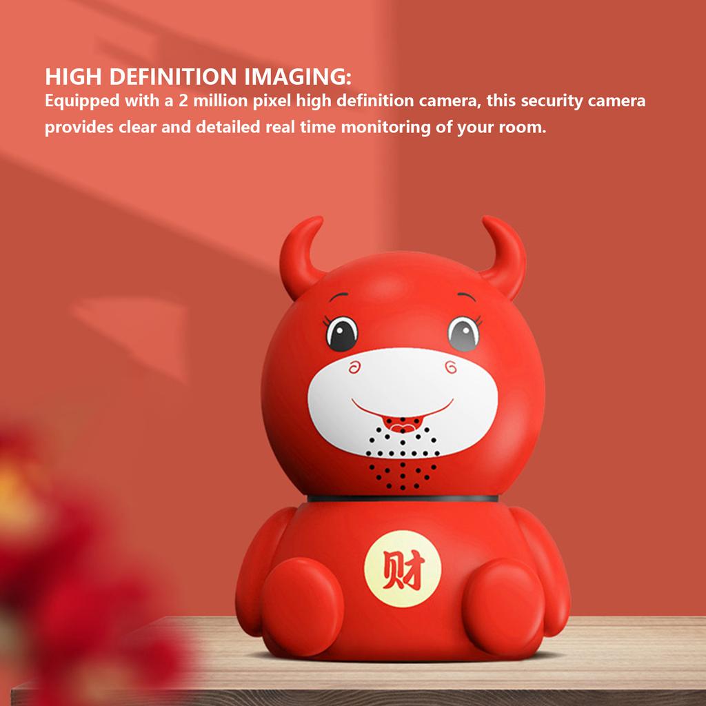 Indoor Security Camera 2MP Wifi Infrared Night Vision APP Viewing Pan Tilt Security Camera