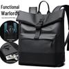Men's Spliced Waterproof Laptop Backpack