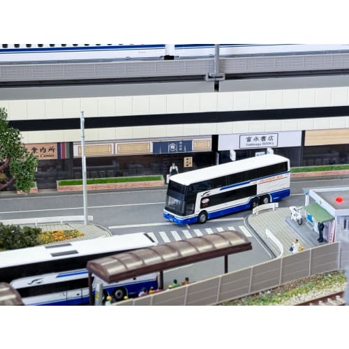 The Bus Collection Bus Collection Commemorating the End of Regular Service: JR Central Bus Mitsubishi Fuso Aero King Dream Nagoya No. 1 Diorama Suppli