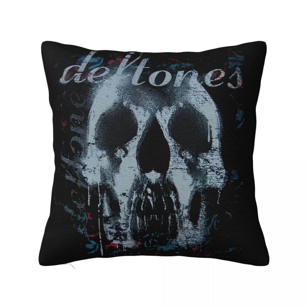 Deftones White Pony Album Square Pillow Cases Band Cushion Cover Decorative Pillowcase For Home 45*45Cm